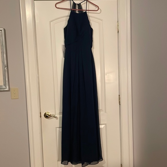 Azazie Dresses New With Tags Azazie Navy Bridesmaid Dress Poshmark